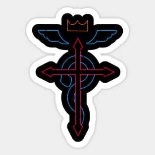 Neon Flamel Sticker